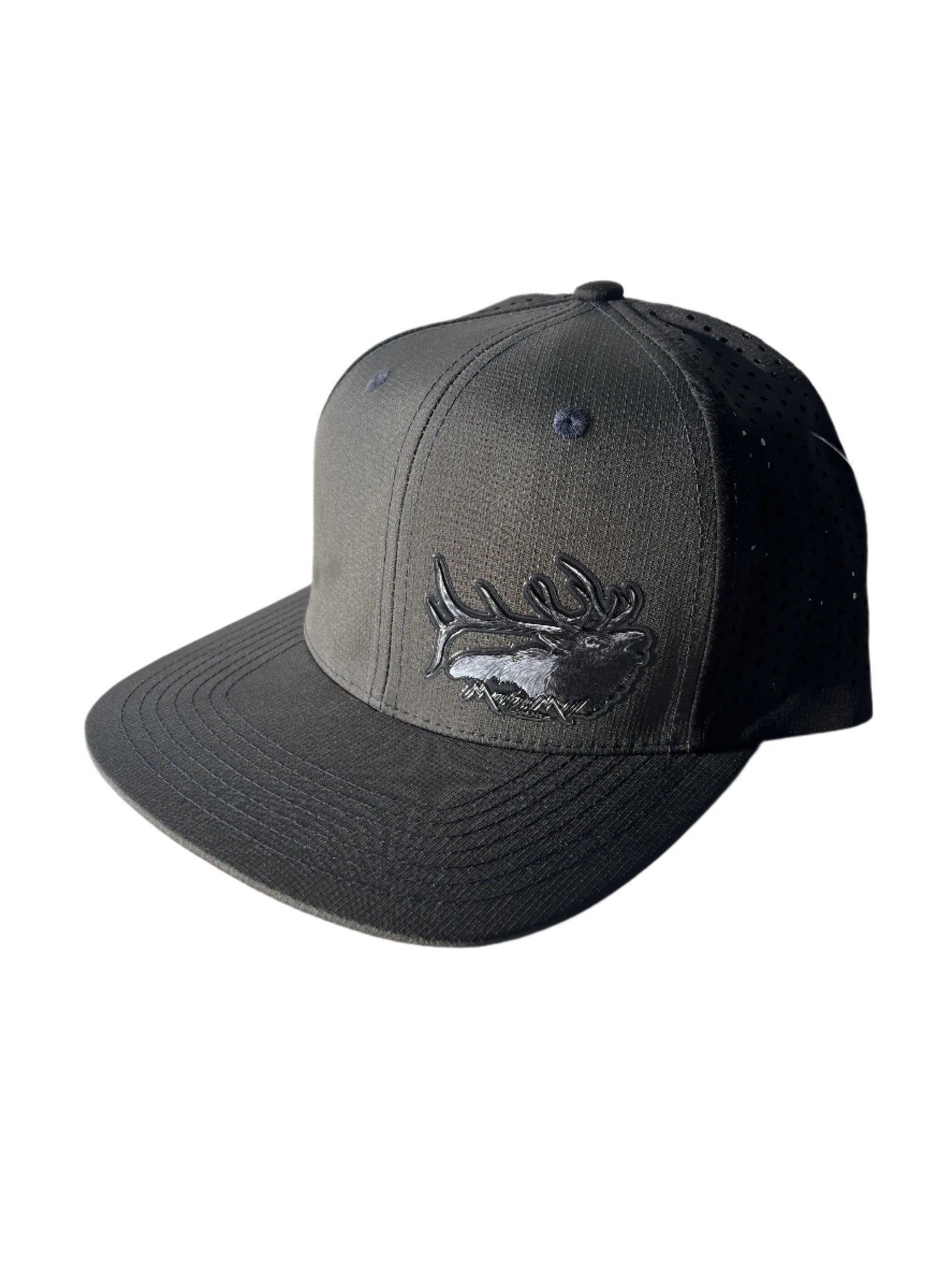 Herd Bull Elk Flat-Bill Snapback Hat