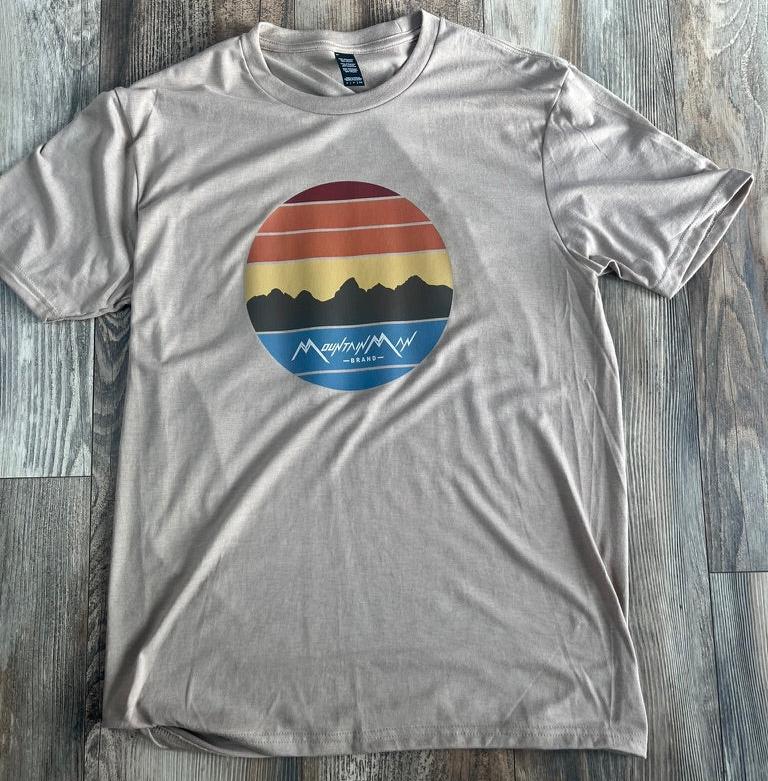 Teton Sunset Retro T-shirt