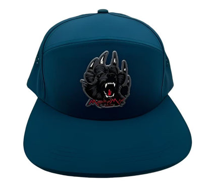 Grizzly Flat-Bill Snapback Perforated Hat