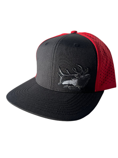 Herd Bull Elk Flat-Bill Snapback Hat